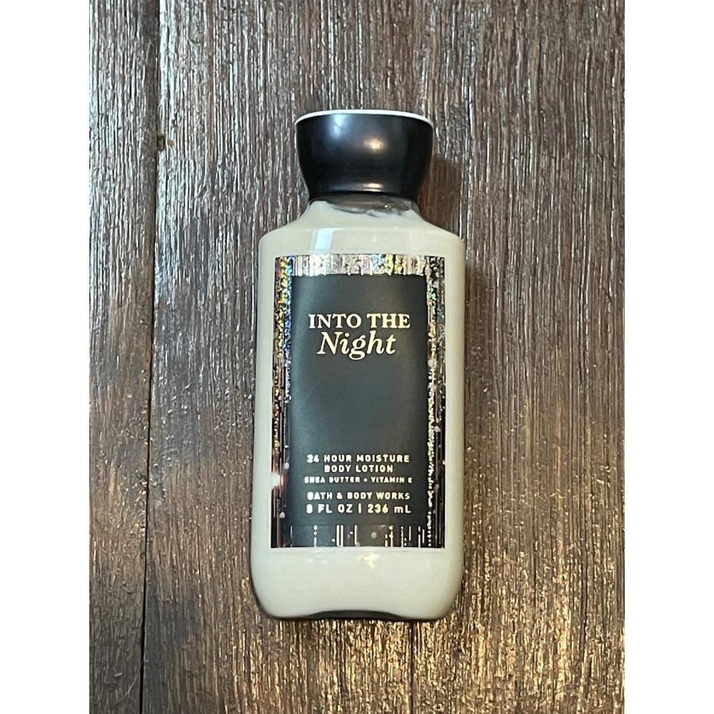 Bath & Body Works Into The Night Body Lotion Shea Vitamin E 8 Oz - Picture 2 of 5